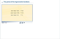 The period of the trigonometric functions