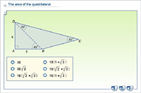 The area of the quadrilateral
