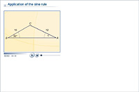 Application of the sine rule