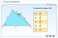 The area of a quadrilateral