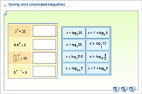 Solving more complicated inequalities