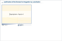 Justification of the formula for integration by substitution