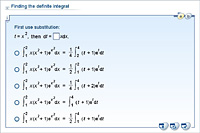 Finding the definite integral