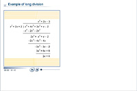 Example of long division