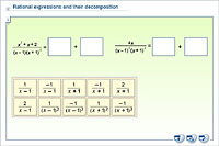 Rational expressions and their decomposition