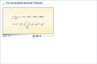 The Generalised Binomial Theorem