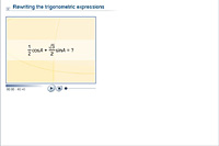 Rewriting the trigonometric expressions
