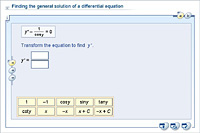 Finding the general solution of a differential equation