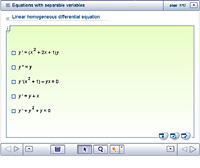 Equations with separable variables