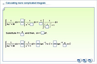 Calculating more complicated integrals