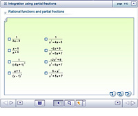 Integration using partial fractions