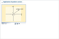 Application of position vectors