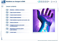 Mutations as changes in DNA