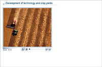 Development of technology and crop yields