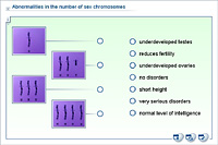 Abnormalities in the number of sex chromosomes