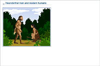 Neanderthal man and modern humans