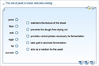 The role of yeast in bread- and cake-making
