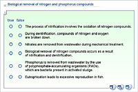 Biological removal of nitrogen and phosphorus compounds