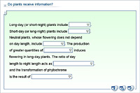 Do plants receive information?