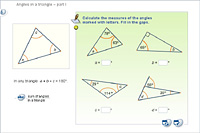 Angles in a triangle – part I