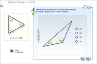 Angles of a triangle – revision