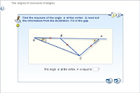 The angles of isosceles triangles