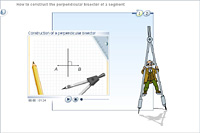 How to construct the perpendicular bisector of a segment