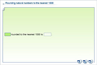 Rounding natural numbers to the nearest 1000