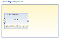 Value of algebraic expressions