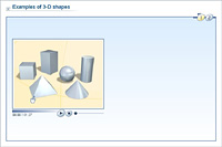 Examples of 3-D shapes