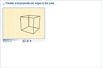 Parallel and perpendicular edges in the cube