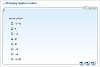 Multiplying negative numbers