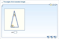 The angles of an isosceles triangle