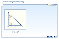 Isosceles triangles and symmetry