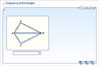 Congruency of the triangles