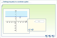 Defining inequality in a coordinate system