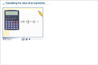 Calculating the value of an expression