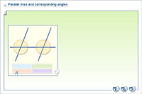 Parallel lines and corresponding angles