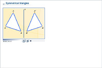Symmetrical triangles