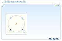 A chord and a diameter of a circle