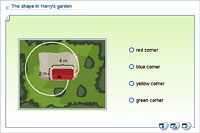 The shape in Harry's garden