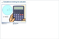 Calculations involving the calculator