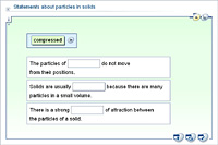 Statements about particles in solids