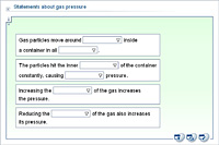 Statements about gas pressure