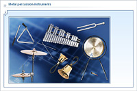 Metal percussion instruments