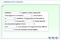Statements about compounds