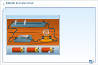 Batteries in a series circuit