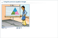 Using the pressure equation triangle