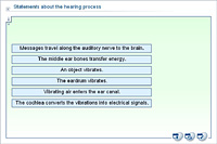 Statements about the hearing process