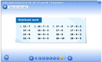 3.05. Subtracting from 15, 16, 17 and 18